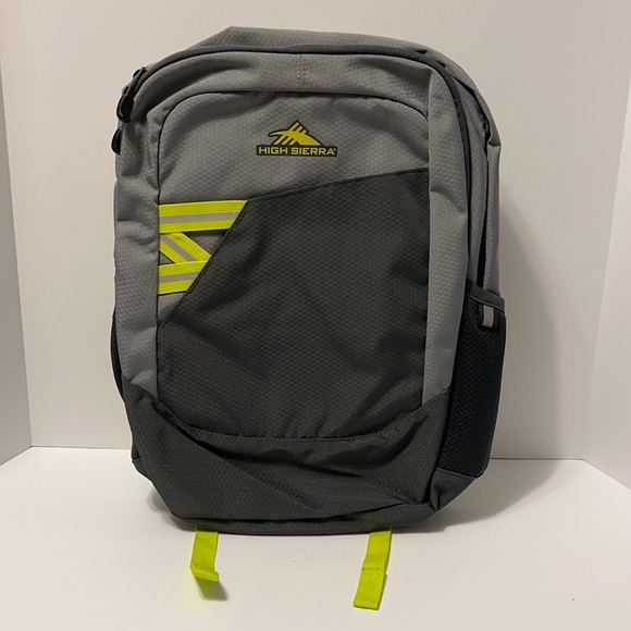 High Sierra Other - High Sierra Outburst 18” Gray Reflective Backpack with Adjustable Foam Straps